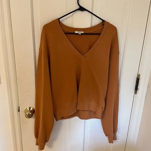 AGOLDE burnt orange sweater
